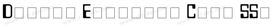 Deices Engraved Caps SSi字体转换